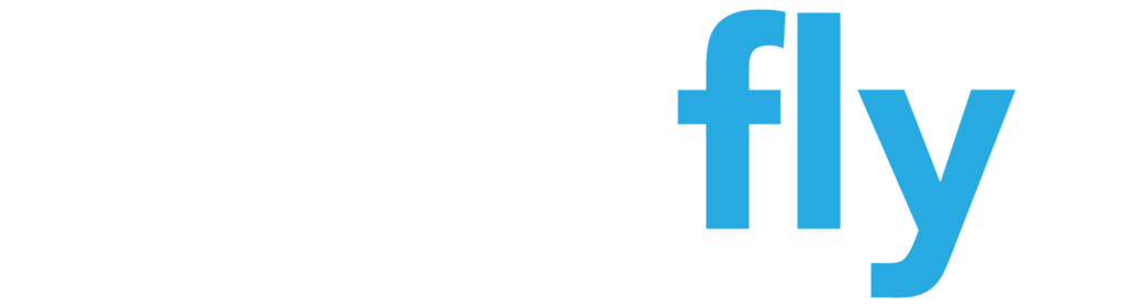White png logo superfly KOL engagement platform